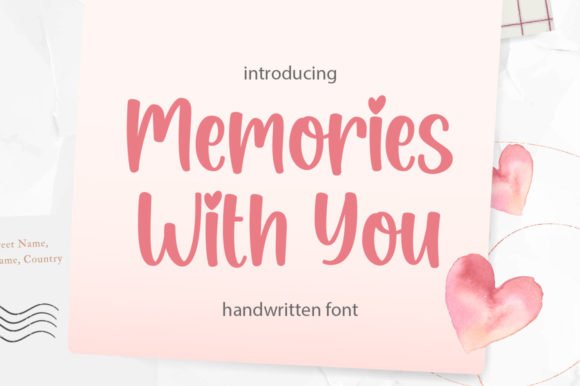 Memories with You Font - Featured Image