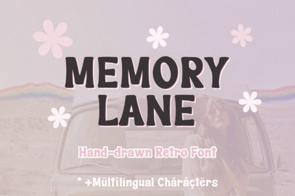 Memory Lane Font - Featured Image