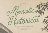 Memotic Historical Font - Featured Image