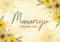Menariyu Font - Featured Image