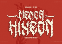 Menda Hixeon Font - Featured Image