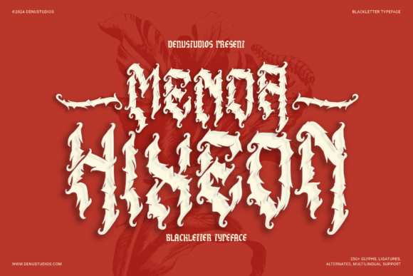 Menda Hixeon Font - Featured Image