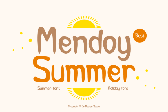 Mendoy Summer Font - Featured Image