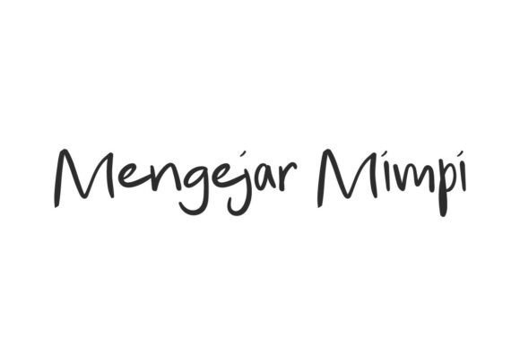 Mengejar Mimpi Font - Featured Image