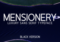 Mensionery Black Font - Featured Image