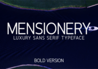 Mensionery Bold Font - Featured Image