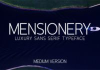 Mensionery Medium Font - Featured Image