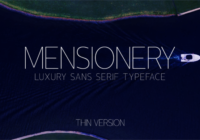 Mensionery Thin Font - Featured Image
