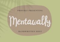 Mentawally Font - Featured Image