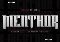 Menthor Font - Featured Image