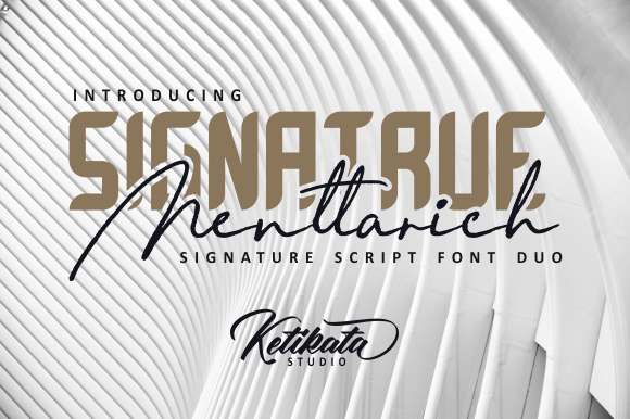 Menttarich Duo Font - Featured Image
