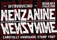 Menzanine Font - Featured Image