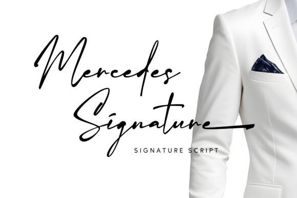Mercedes Signature Font - Featured Image