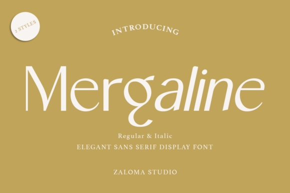 Mergaline Font - Featured Image