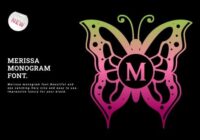 Merissa Monogram Font - Featured Image