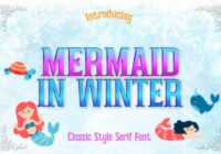 Mermaid in Winter Font - Featured Image