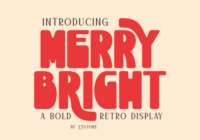 Merry Bright Font - Featured Image