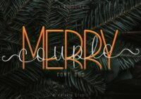Merry Couple Font - Featured Image
