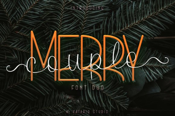 Merry Couple Font - Featured Image