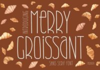 Merry Croissant Font - Featured Image