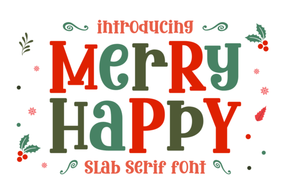 Merry Happy Font - Featured Image