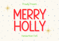 Merry Holly Font - Featured Image