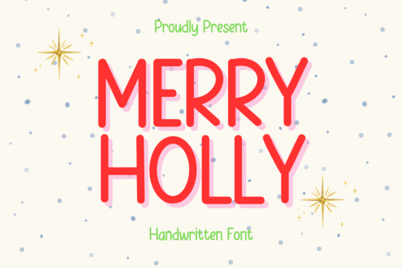 Merry Holly Font - Featured Image