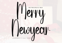Merry Newyear Font - Featured Image