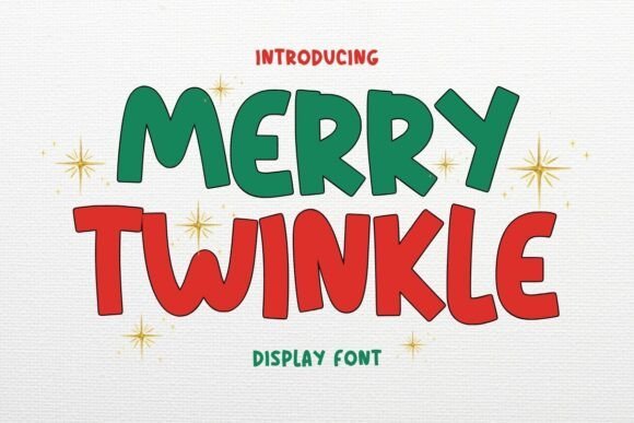 Merry Twinkle Font - Featured Image