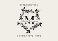 Merry Wreath Font - Featured Image