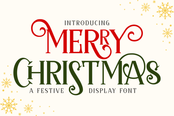 Merrychristmas Regular Font - Featured Image
