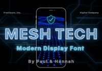 Mesh Tech Font - Featured Image