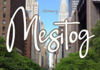 Mesitog Font - Featured Image