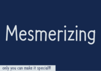 Mesmerizing Font - Featured Image