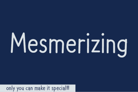 Mesmerizing Font - Featured Image