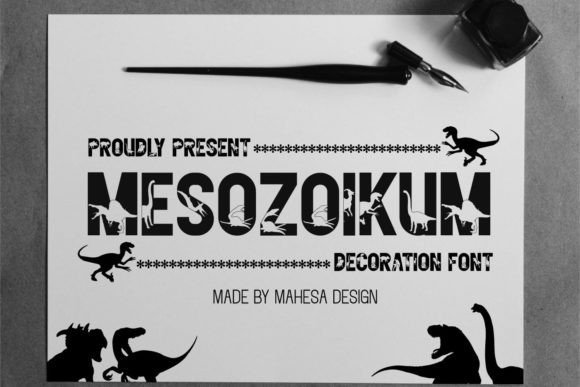 Mesozoikum Font - Featured Image