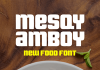 Mesqy Amboy Font - Featured Image