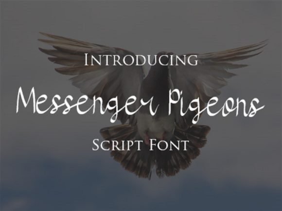 Messenger Pigeons Font - Featured Image