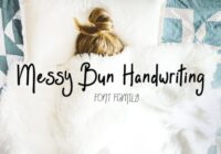 Messy Bun Font - Featured Image