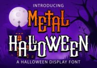 Metal Halloween Font - Featured Image