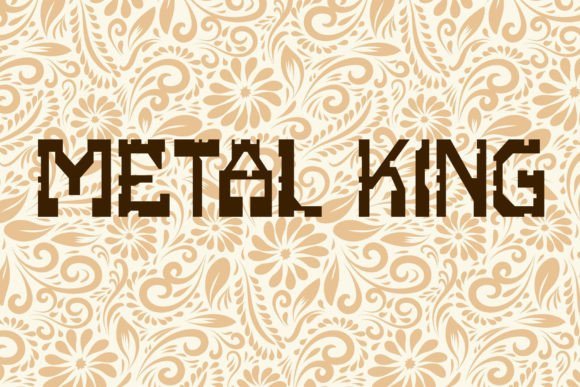 Metal King Font - Featured Image