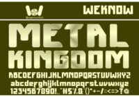 Metal Kingdom Font - Featured Image