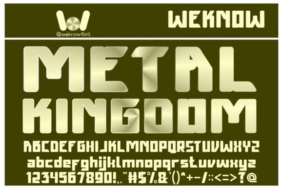Metal Kingdom Font - Featured Image