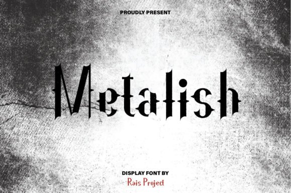 Metalish Font - Featured Image