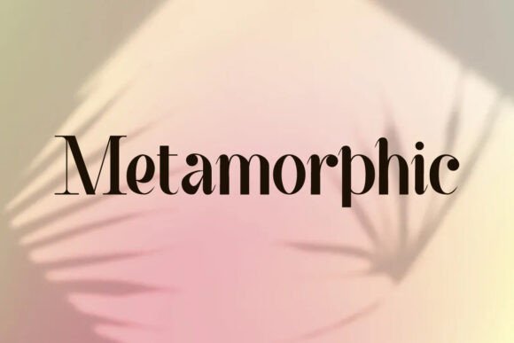 Metamorphic Font - Featured Image
