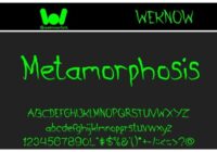 Metamorphosis Font - Featured Image