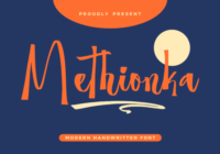 Methionka Font - Featured Image