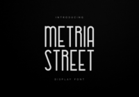 Metria Street Font - Featured Image