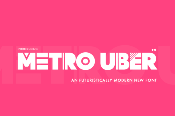 Metro Uber Font - Featured Image