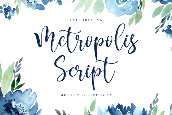 Metropolis Script Font - Featured Image
